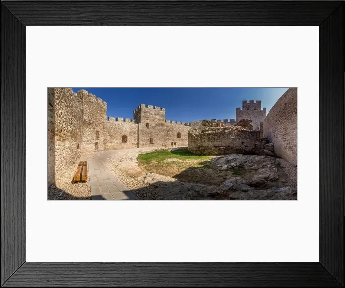 Framed Print : Aerial panorama view of newly restored Ram castle former Turkish stronghold on the bank of the river Danube in Serbia Framed Print : Aerial panorama view of newly restored Ram castle former Turkish stronghold on the bank of the river Danube in Serbia