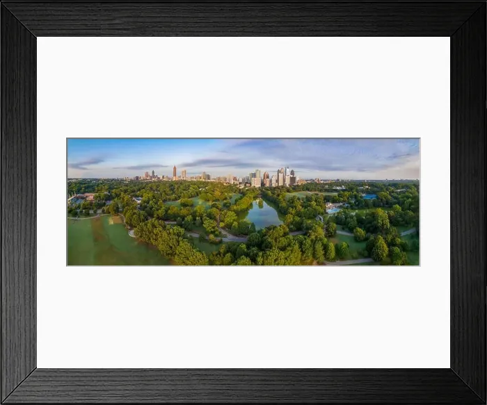 Framed Print : Atlanta, Georgia, USA Downtown Skyline Aerial Panorama Framed Print : Atlanta, Georgia, USA Downtown Skyline Aerial Panorama