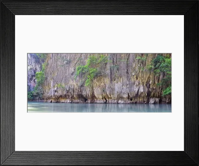 Framed Print : Island, Ocean views near Phuket Thailand with Blues Framed Print : Island, Ocean views near Phuket Thailand with Blues