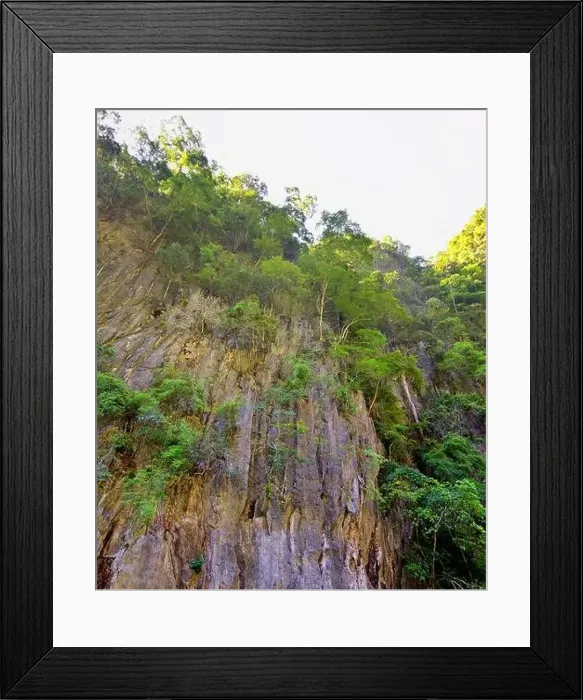 Framed Print : Island, Ocean views near Phuket Thailand with Blues Framed Print : Island, Ocean views near Phuket Thailand with Blues