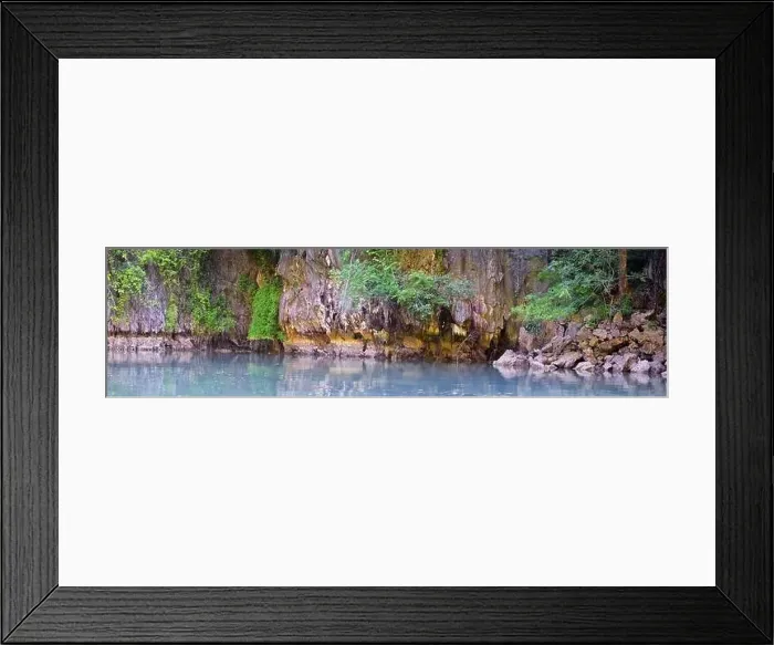 Framed Print : Island, Ocean views near Phuket Thailand with Blues Framed Print : Island, Ocean views near Phuket Thailand with Blues