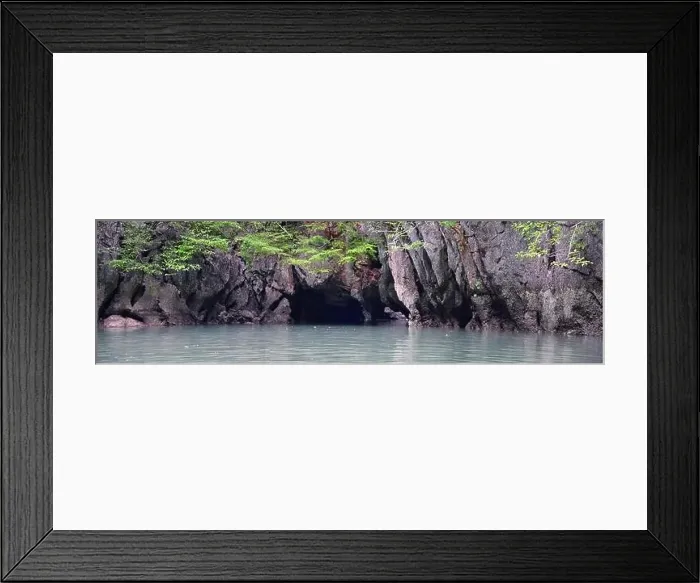 Framed Print : Island, Ocean views near Phuket Thailand with Blues Framed Print : Island, Ocean views near Phuket Thailand with Blues