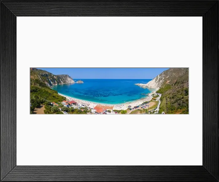 Framed Print : Famous Petanoi beach in Kefalonia island, Greece Framed Print : Famous Petanoi beach in Kefalonia island, Greece