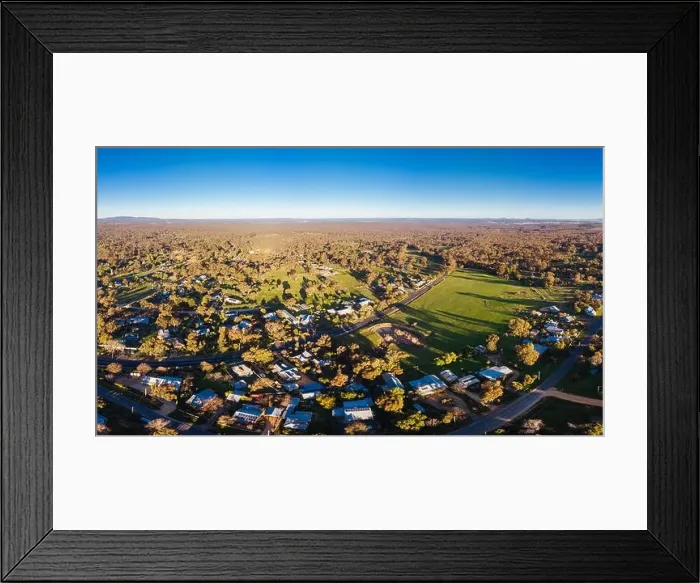 Framed Print : View Over Castlemaine Framed Print : View Over Castlemaine