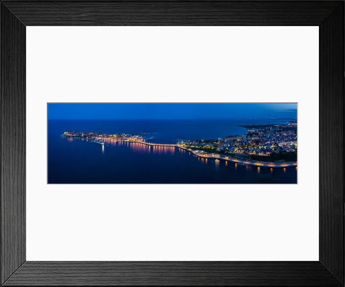 Framed Print : View of drone to the sea town Nessebar on Black Sea, Bulgaria Framed Print : View of drone to the sea town Nessebar on Black Sea, Bulgaria