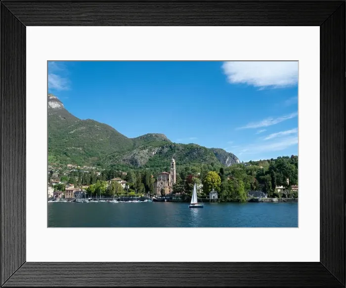 Framed Print : Amazing view of Tremezzo - Como lake in Italy Framed Print : Amazing view of Tremezzo - Como lake in Italy