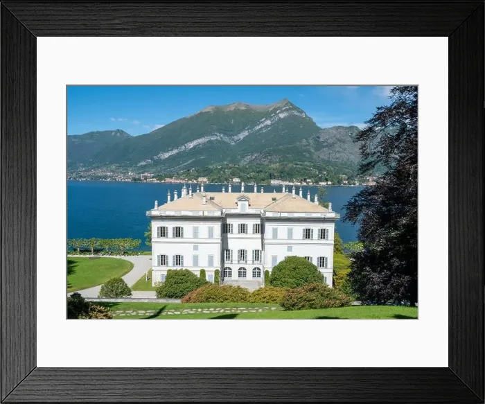 Framed Print : Beautiful landscape view of garden in Bellagio - Como lake in Italy Framed Print : Beautiful landscape view of garden in Bellagio - Como lake in Italy
