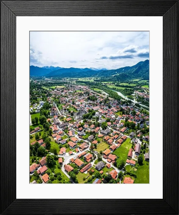 Framed Print : Aerial Brauneck Lenggriess. Bavarian Alps. Ski Resort. Travel Destination June 2019 Framed Print : Aerial Brauneck Lenggriess. Bavarian Alps. Ski Resort. Travel Destination June 2019