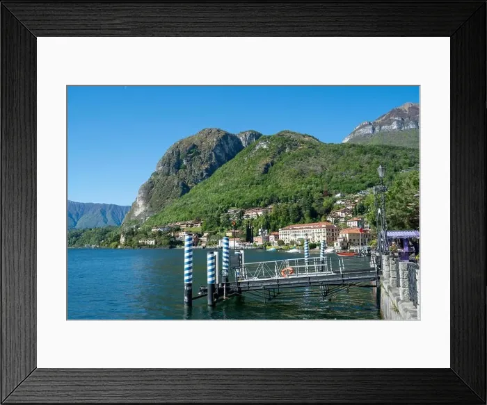 Framed Print : Amazing landscape in Menaggio - Como lake in Italy Framed Print : Amazing landscape in Menaggio - Como lake in Italy