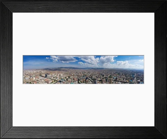 Framed Print : Aerial panorama view of Ulaanbaatar Framed Print : Aerial panorama view of Ulaanbaatar