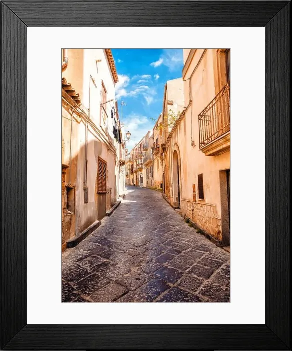 Framed Print : Castello di lombardia in Enna Sicily, Italy Framed Print : Castello di lombardia in Enna Sicily, Italy