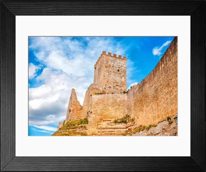 Framed Print : Castello di lombardia in Enna Sicily, Italy Framed Print : Castello di lombardia in Enna Sicily, Italy