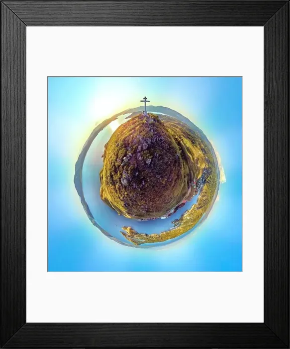 Framed Print : Beautiful futuristic panoramic (360 spherical panorama little planet) Framed Print : Beautiful futuristic panoramic (360 spherical panorama little planet)