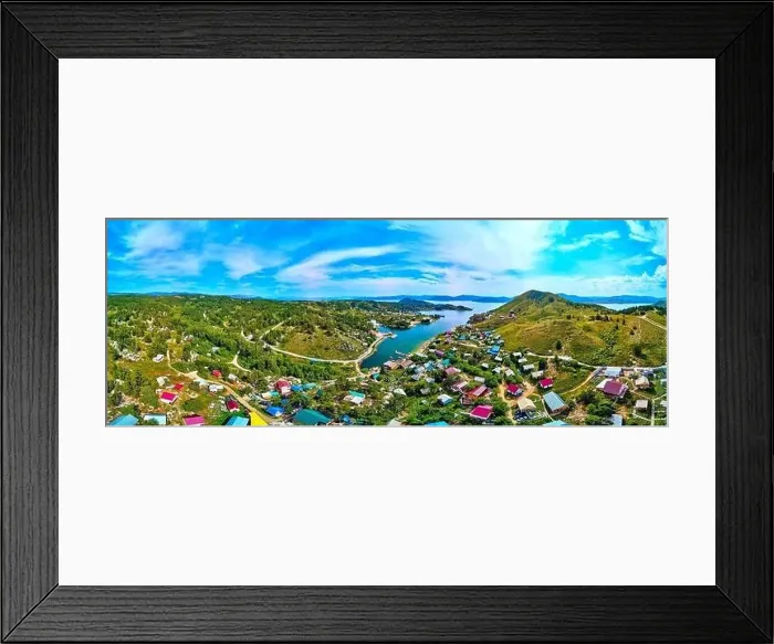 Framed Print : Beautiful futuristic panoramic (360 spherical panorama little planet) Framed Print : Beautiful futuristic panoramic (360 spherical panorama little planet)