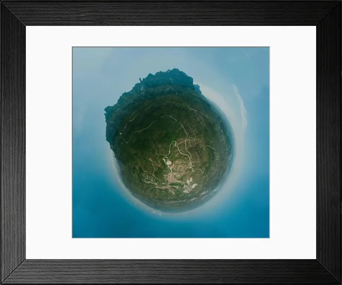 Framed Print : Montserrat monastery and Road in Spain Mountains, nature and historical buildings near Barselona. 360 vr Drone shot Framed Print : Montserrat monastery and Road in Spain Mountains, nature and historical buildings near Barselona. 360 vr Drone shot