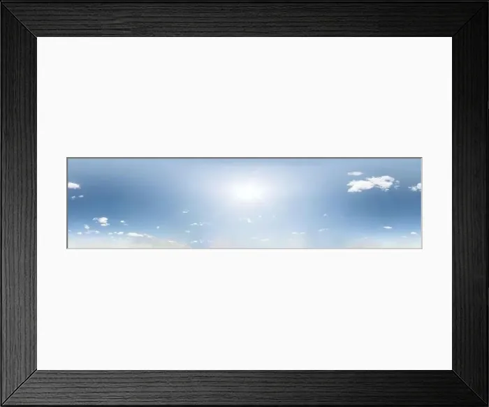 Framed Print : clear blue sky with scorching sun Framed Print : clear blue sky with scorching sun