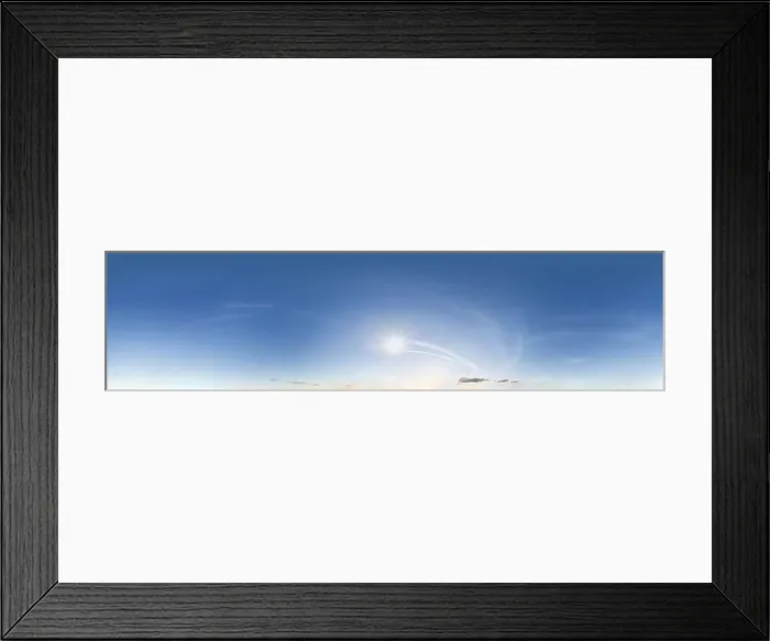 Framed Print : clear blue sky with scorching sun Framed Print : clear blue sky with scorching sun