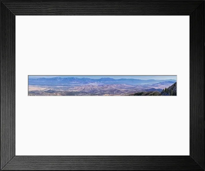 Framed Print : Wasatch Front Rocky Mountain landscapes from Oquirrh range looking at Utah Lake during fall Framed Print : Wasatch Front Rocky Mountain landscapes from Oquirrh range looking at Utah Lake during fall