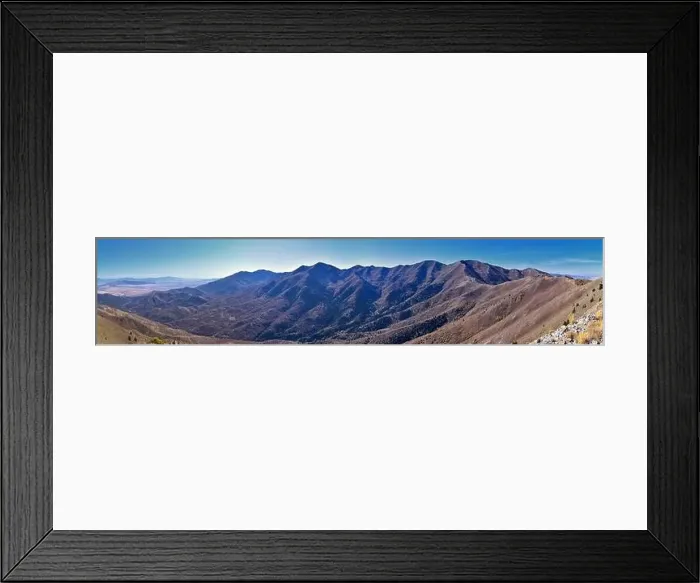 Framed Print : Wasatch Front Rocky Mountain landscapes from Oquirrh range looking at Utah Lake during fall Framed Print : Wasatch Front Rocky Mountain landscapes from Oquirrh range looking at Utah Lake during fall
