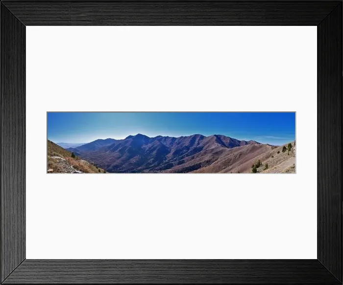 Framed Print : Wasatch Front Rocky Mountain landscapes from Oquirrh range looking at Utah Lake during fall Framed Print : Wasatch Front Rocky Mountain landscapes from Oquirrh range looking at Utah Lake during fall