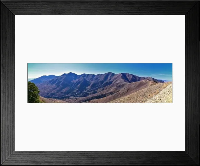 Framed Print : Wasatch Front Rocky Mountain landscapes from Oquirrh range looking at Utah Lake during fall Framed Print : Wasatch Front Rocky Mountain landscapes from Oquirrh range looking at Utah Lake during fall