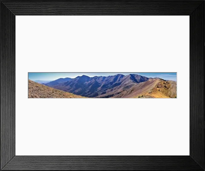 Framed Print : Wasatch Front Rocky Mountain landscapes from Oquirrh range looking at Utah Lake during fall Framed Print : Wasatch Front Rocky Mountain landscapes from Oquirrh range looking at Utah Lake during fall