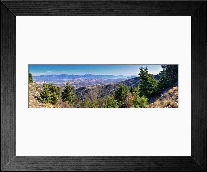 Framed Print : Wasatch Front Rocky Mountain landscapes from Oquirrh range looking at Utah Lake during fall Framed Print : Wasatch Front Rocky Mountain landscapes from Oquirrh range looking at Utah Lake during fall