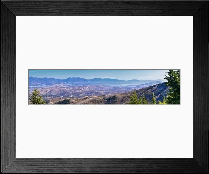 Framed Print : Wasatch Front Rocky Mountain landscapes from Oquirrh range looking at Utah Lake during fall Framed Print : Wasatch Front Rocky Mountain landscapes from Oquirrh range looking at Utah Lake during fall