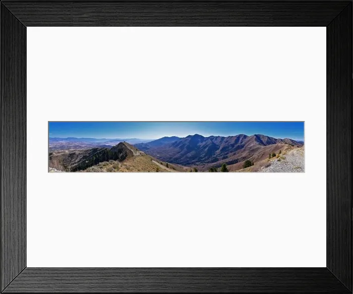 Framed Print : Wasatch Front Rocky Mountain landscapes from Oquirrh range looking at Utah Lake during fall Framed Print : Wasatch Front Rocky Mountain landscapes from Oquirrh range looking at Utah Lake during fall