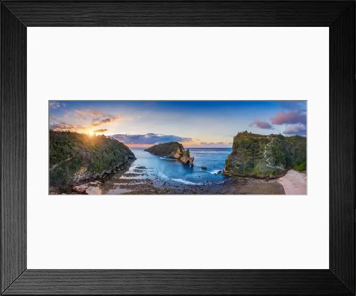 Framed Print : Panorama of aerial view Atuh beach in Nusa penida island, Bali in Indonesia Framed Print : Panorama of aerial view Atuh beach in Nusa penida island, Bali in Indonesia