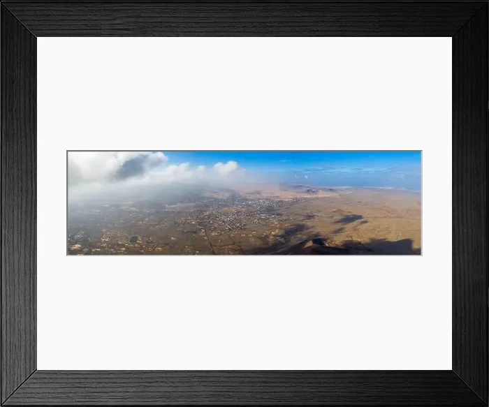 Framed Print : Vulcan Fuerteventura Calderon Hondo and volcanic mountain. Drone Shot Canary Island, Spain Framed Print : Vulcan Fuerteventura Calderon Hondo and volcanic mountain. Drone Shot Canary Island, Spain