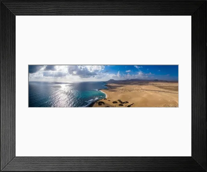 Framed Print : Fuerteventura, Corralejo sand dunes nature park. Beautiful Aerial Shot. Canary Islands, Spain Framed Print : Fuerteventura, Corralejo sand dunes nature park. Beautiful Aerial Shot. Canary Islands, Spain
