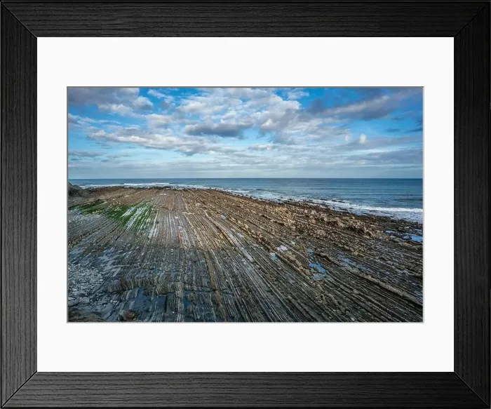 Framed Print : Zumaia and Deba flysch geological strata layers, Basque Country Framed Print : Zumaia and Deba flysch geological strata layers, Basque Country