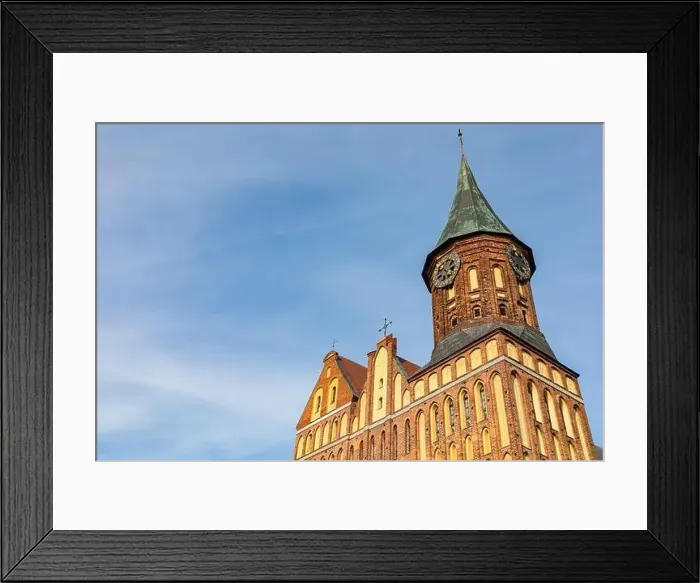 Framed Print : KALININGRAD, RUSSIA - SEPTEMBER 04, 2019: Kant's Cathedral in Kaliningrad Framed Print : KALININGRAD, RUSSIA - SEPTEMBER 04, 2019: Kant's Cathedral in Kaliningrad