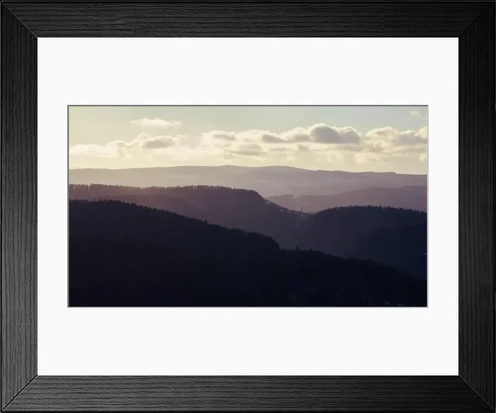 Framed Print : Mountains chain at magical sunset. View of Carpathian Mountains at the sunset Framed Print : Mountains chain at magical sunset. View of Carpathian Mountains at the sunset