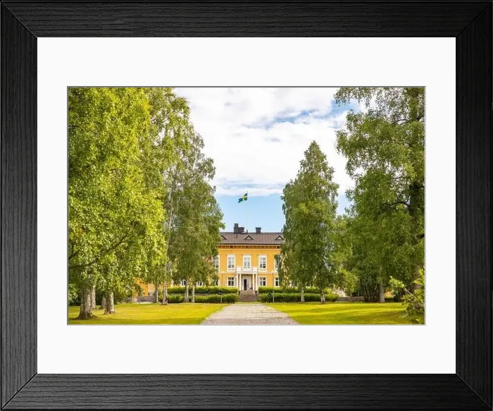 Framed Print : Lulea, Sweden - July 05, 2019: Panorama city, Cathedral sunny day, blue sky Framed Print : Lulea, Sweden - July 05, 2019: Panorama city, Cathedral sunny day, blue sky