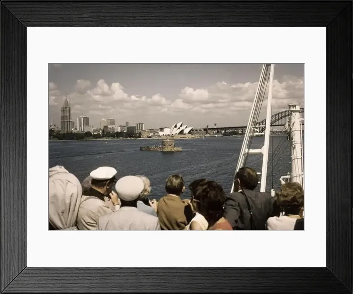 Framed Print : Sydney, Australia. October, 1973 Framed Print : Sydney, Australia. October, 1973