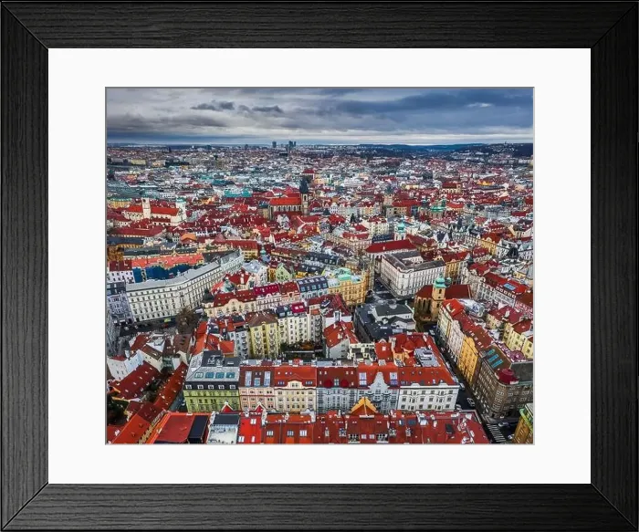Framed Print : Prague, Czech Republic - The city of red rooftops Framed Print : Prague, Czech Republic - The city of red rooftops