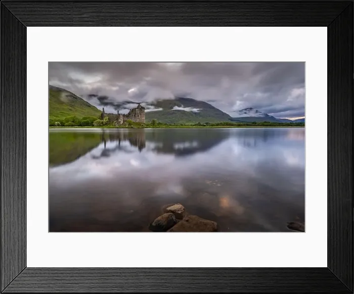 Framed Print : Drone shot of Kilchurn Castle, Scotland Framed Print : Drone shot of Kilchurn Castle, Scotland