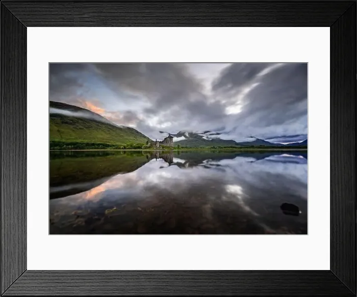 Framed Print : Drone shot of Kilchurn Castle, Scotland Framed Print : Drone shot of Kilchurn Castle, Scotland