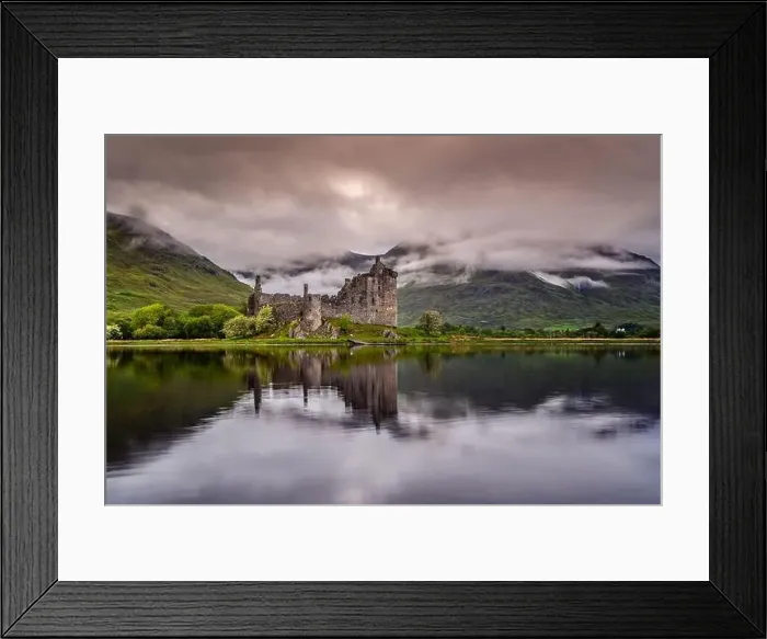 Framed Print : Drone shot of Kilchurn Castle, Scotland Framed Print : Drone shot of Kilchurn Castle, Scotland