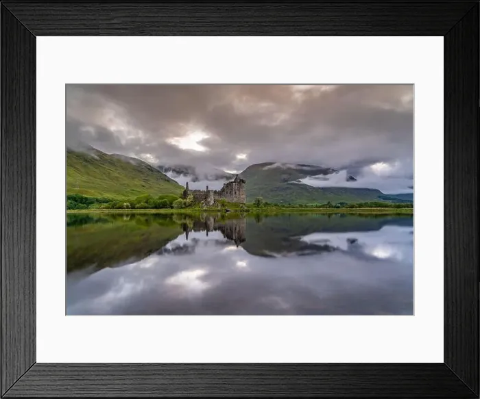 Framed Print : Drone shot of Kilchurn Castle, Scotland Framed Print : Drone shot of Kilchurn Castle, Scotland