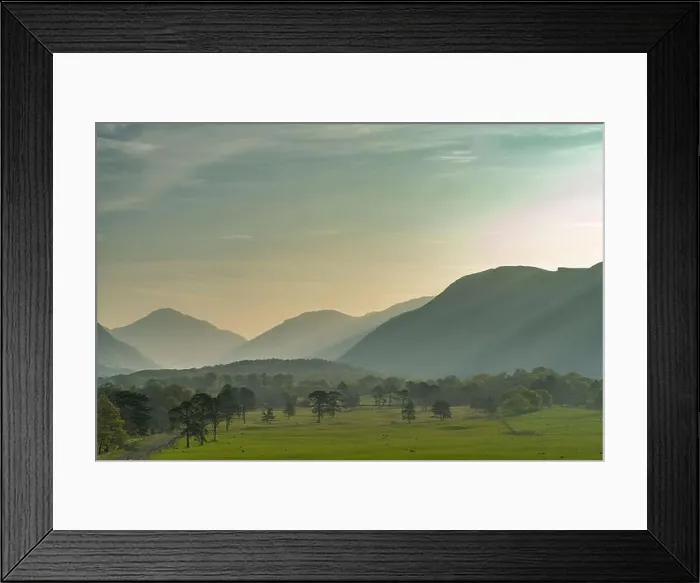 Framed Print : Drone shot of Wasdale Head, England