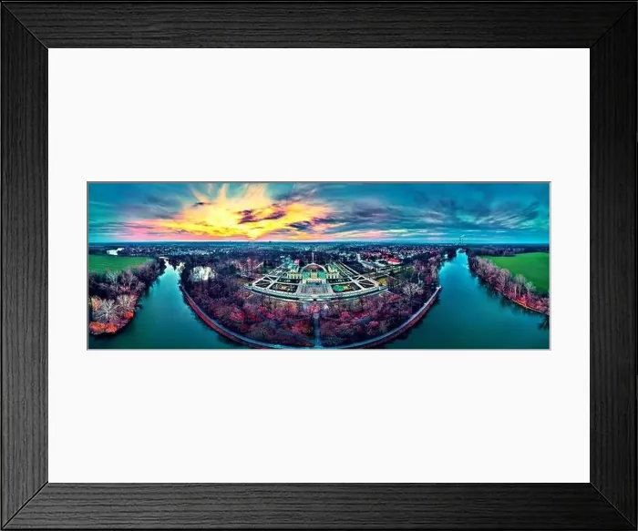 Framed Print : Beautiful panoramic aerial drone view to Wilanow Palace or Wilanowski Palace - is a royal palace located in the Wilanow Framed Print : Beautiful panoramic aerial drone view to Wilanow Palace or Wilanowski Palace - is a royal palace located in the Wilanow