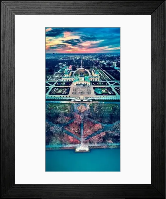 Framed Print : Beautiful panoramic aerial drone view to Wilanow Palace or Wilanowski Palace - is a royal palace located in the Wilanow Framed Print : Beautiful panoramic aerial drone view to Wilanow Palace or Wilanowski Palace - is a royal palace located in the Wilanow