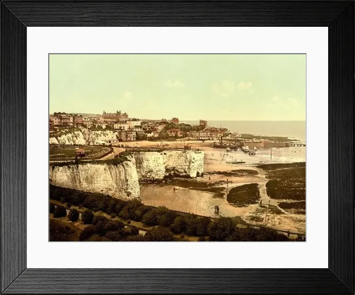 Framed Print : 1900 ca, Broadstairs, ENGLAND Framed Print : 1900 ca, Broadstairs, ENGLAND