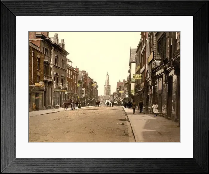 Framed Print : 1900 ca, Gloucester, Gloucestershire Framed Print : 1900 ca, Gloucester, Gloucestershire