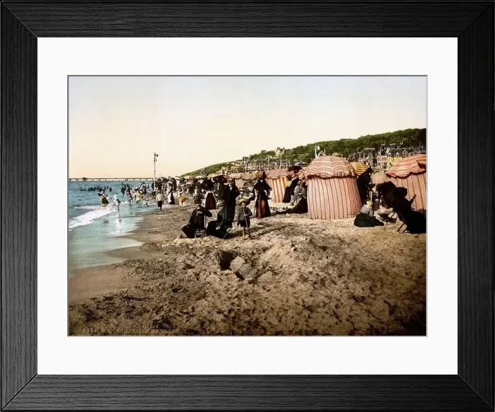 Framed Print : 1905 ca, TROUVILLE ( Trouville-sur-Mer ) Framed Print : 1905 ca, TROUVILLE ( Trouville-sur-Mer )