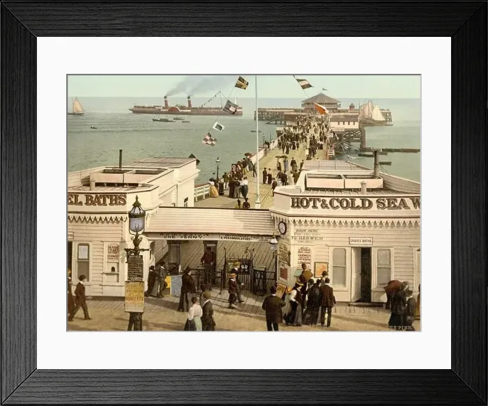 Framed Print : 1905 ca. CLACTON ON SEA, ESSEX Framed Print : 1905 ca. CLACTON ON SEA, ESSEX