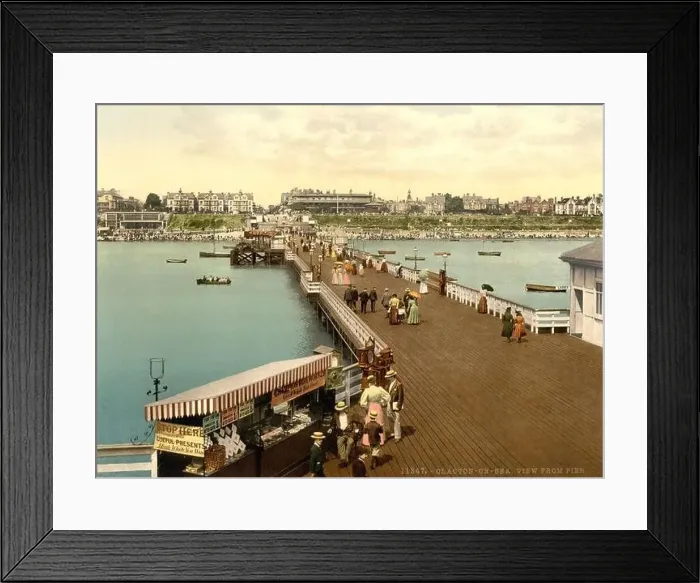 Framed Print : 1905 ca. CLACTON ON SEA, ESSEX Framed Print : 1905 ca. CLACTON ON SEA, ESSEX